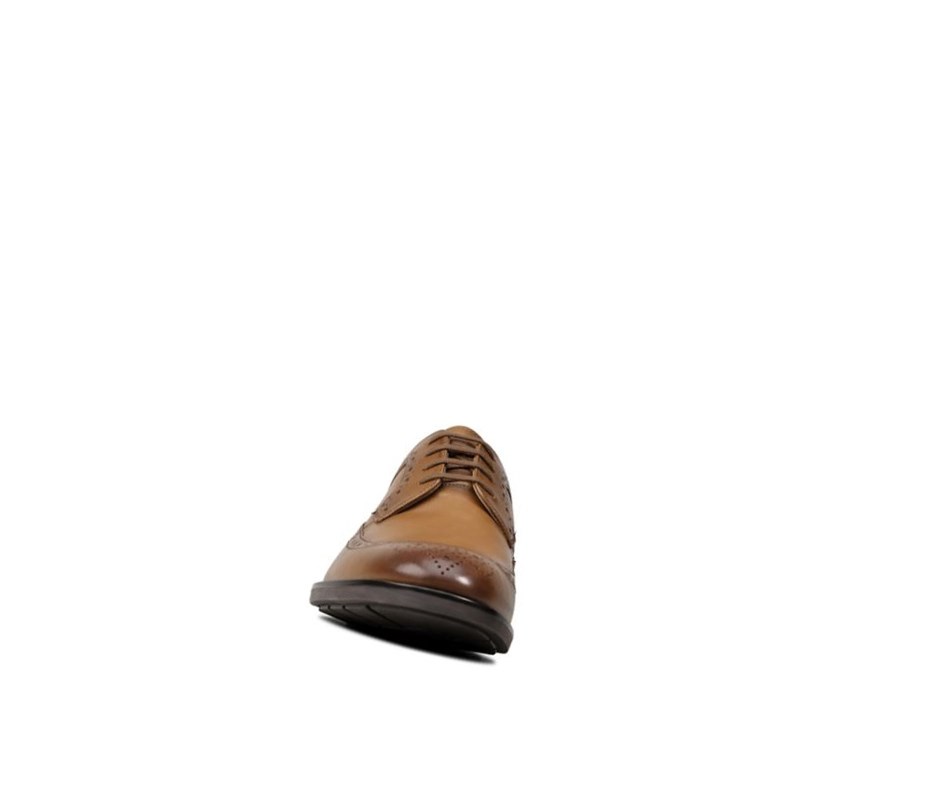 Zapatos Piel Clarks Ronnie Limit Cuero Hombre Marrones | NFKR-78496